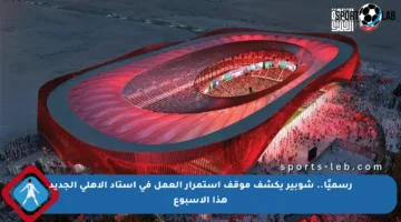 رسميًا.. شوبير يكشف موقف استمرار العمل في استاد الأهلي الجديد هذا الأسبوع